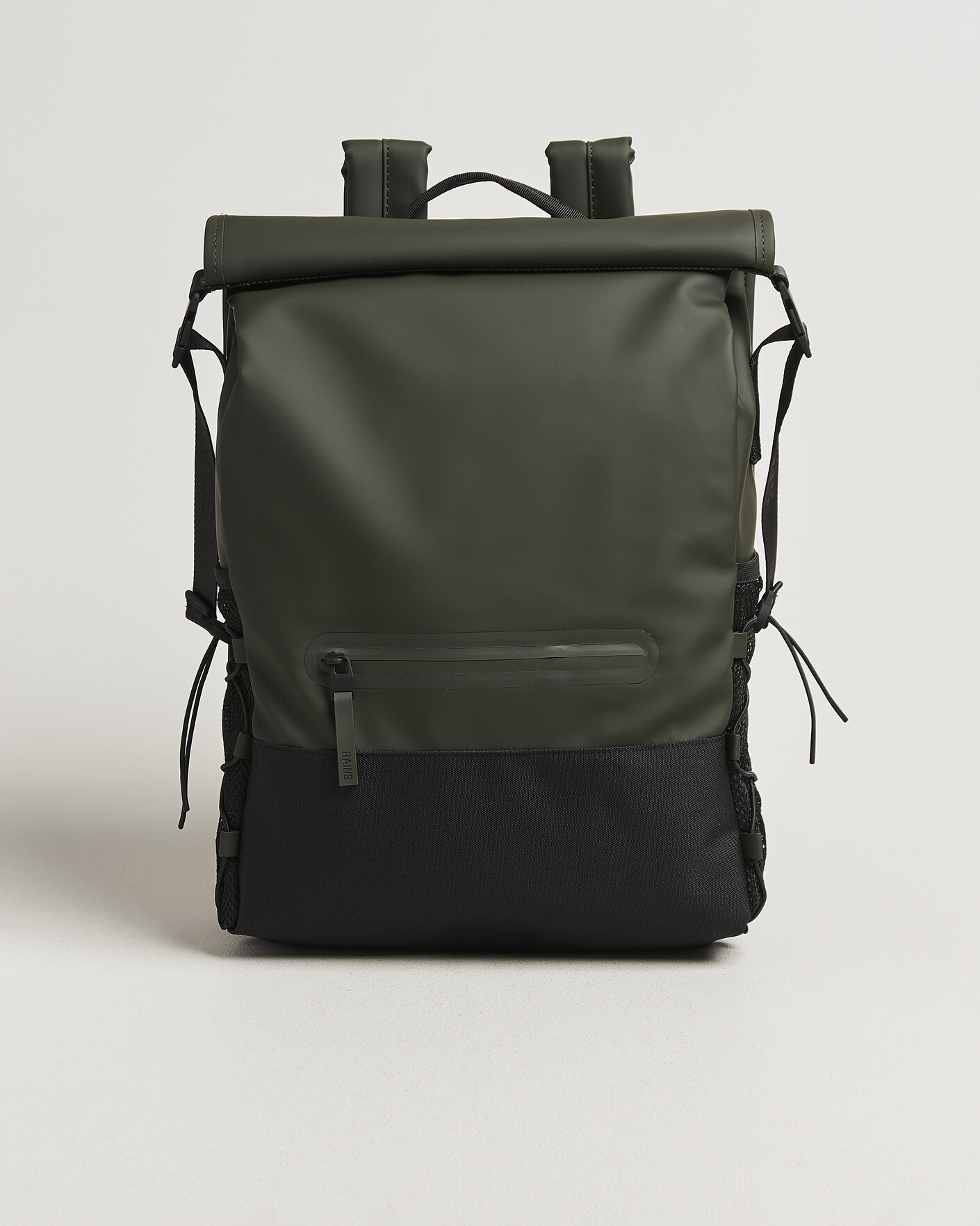 Heren | Tassen | RAINS | Trail Mountaineer Rolltop Backpack Green