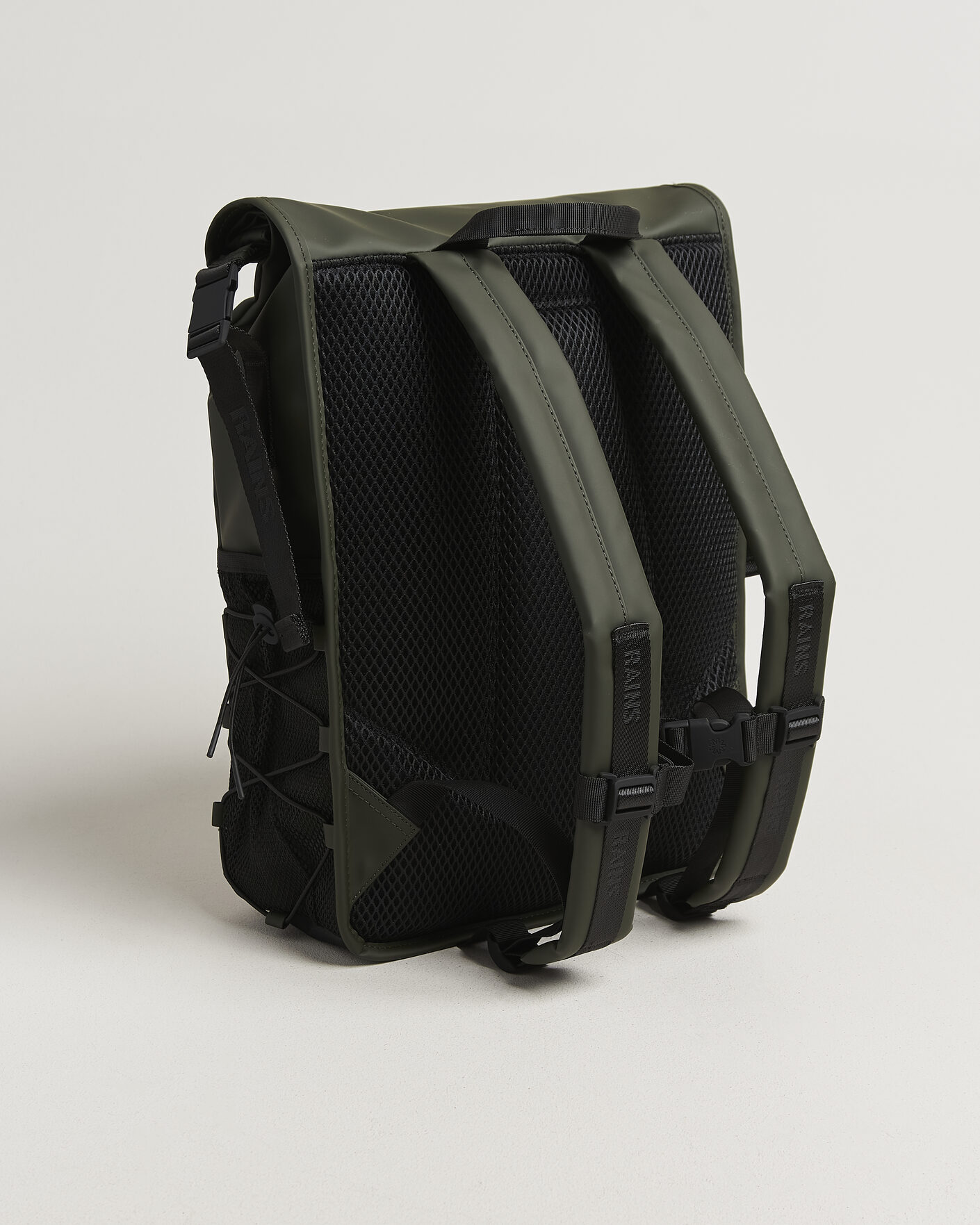 Heren | Tassen | RAINS | Trail Mountaineer Rolltop Backpack Green