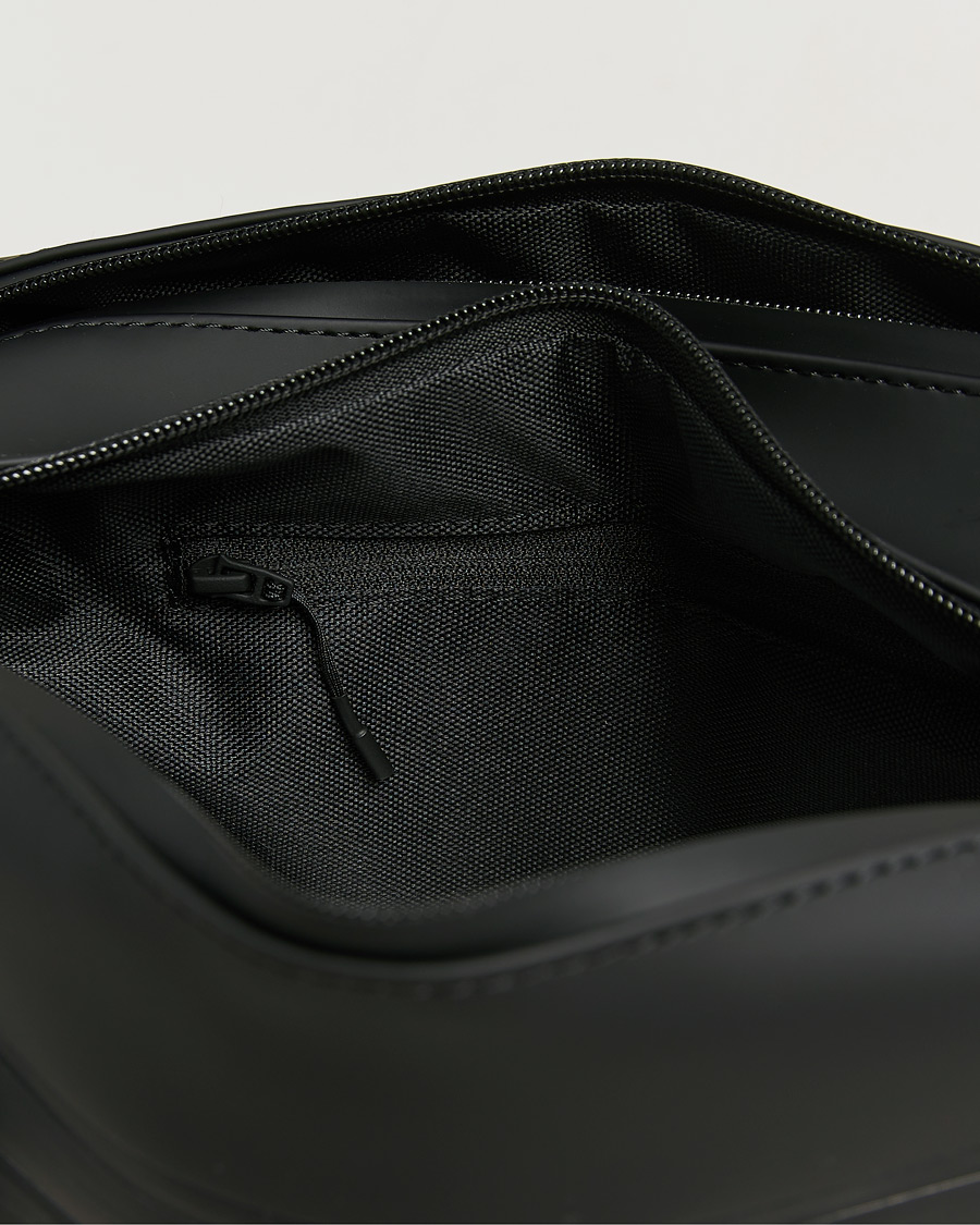 Heren | Tassen | RAINS | Double Zip Washbag Black
