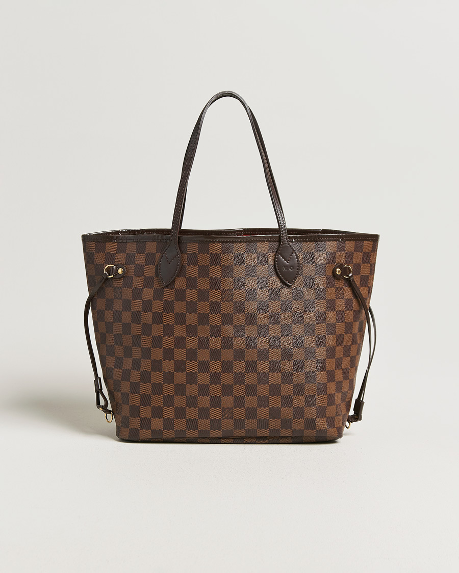 Heren | Pre-Owned & Vintage Bags | Louis Vuitton Pre-Owned | Neverfull MM Damier Ebene