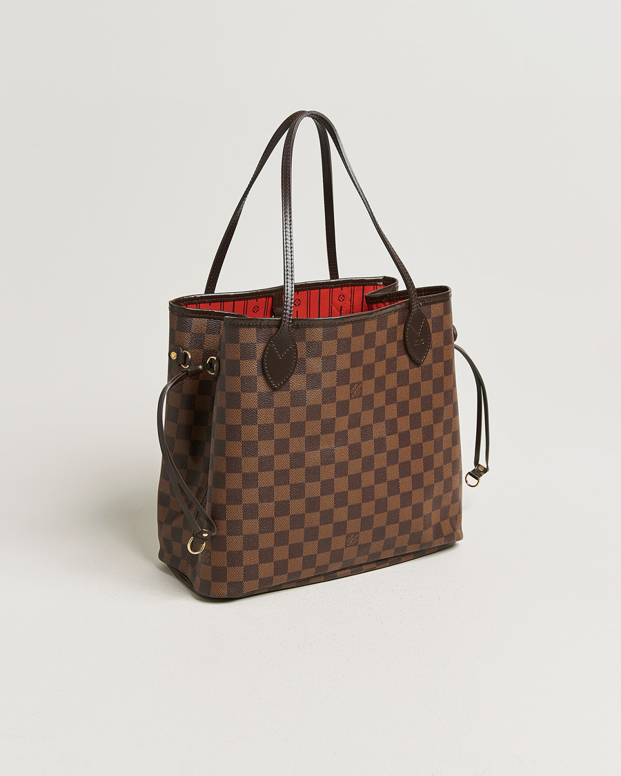 Heren | Pre-Owned & Vintage Bags | Louis Vuitton Pre-Owned | Neverfull MM Damier Ebene