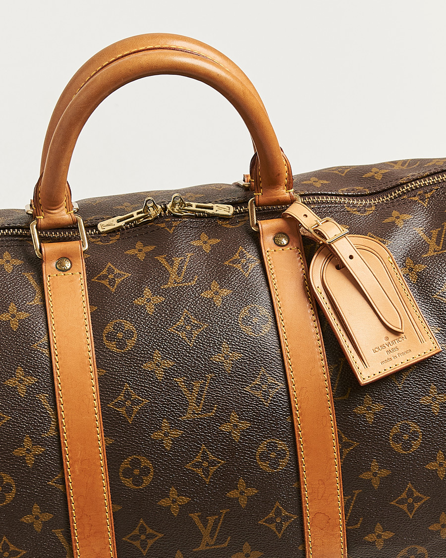 Heren | Pre-Owned & Vintage Bags | Louis Vuitton Pre-Owned | Keepall Bandouliére 55 Monogram
