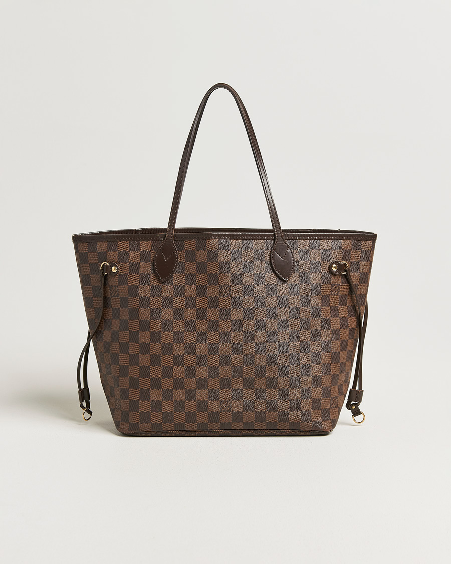 Heren | Pre-Owned & Vintage Bags | Louis Vuitton Pre-Owned | Neverfull MM Damier Ebene
