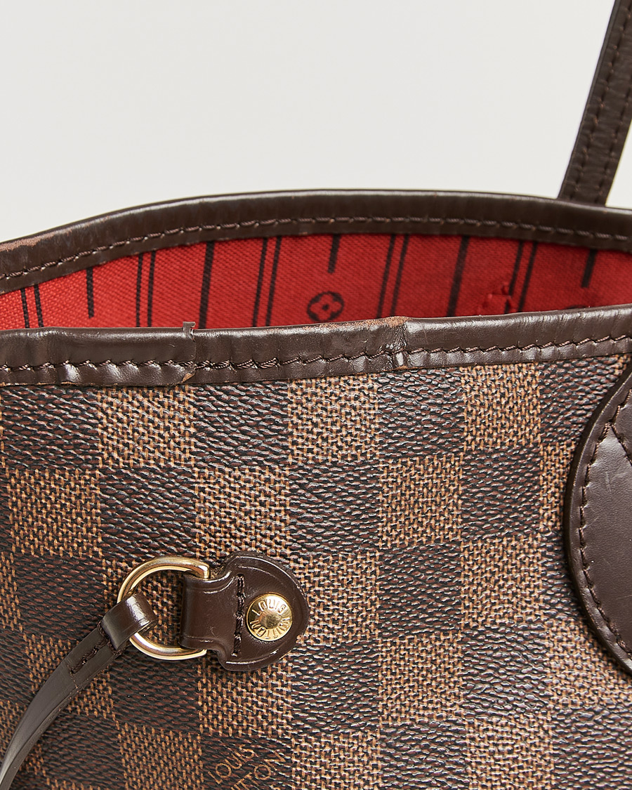 Heren | Pre-Owned & Vintage Bags | Louis Vuitton Pre-Owned | Neverfull MM Damier Ebene