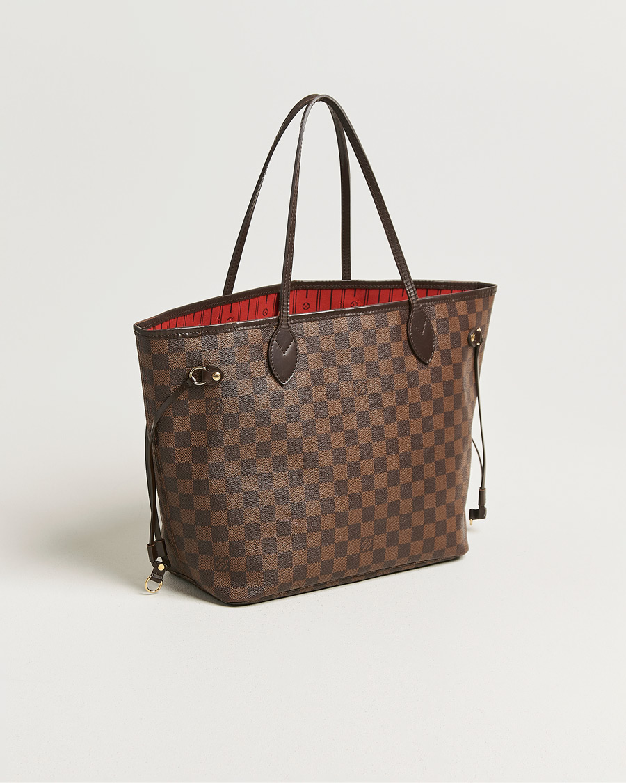 Heren | Pre-Owned & Vintage Bags | Louis Vuitton Pre-Owned | Neverfull MM Damier Ebene