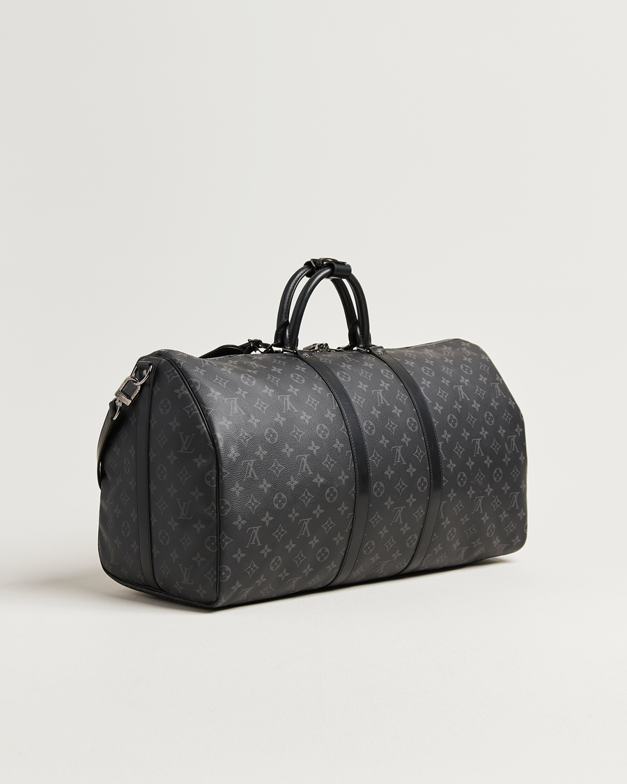 Heren | Pre-Owned & Vintage Bags | Louis Vuitton Pre-Owned | Keepall Bandouliére 55 Monogram Eclipse