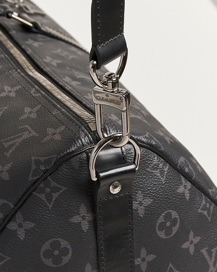Heren | Pre-Owned & Vintage Bags | Louis Vuitton Pre-Owned | Keepall Bandouliére 55 Monogram Eclipse