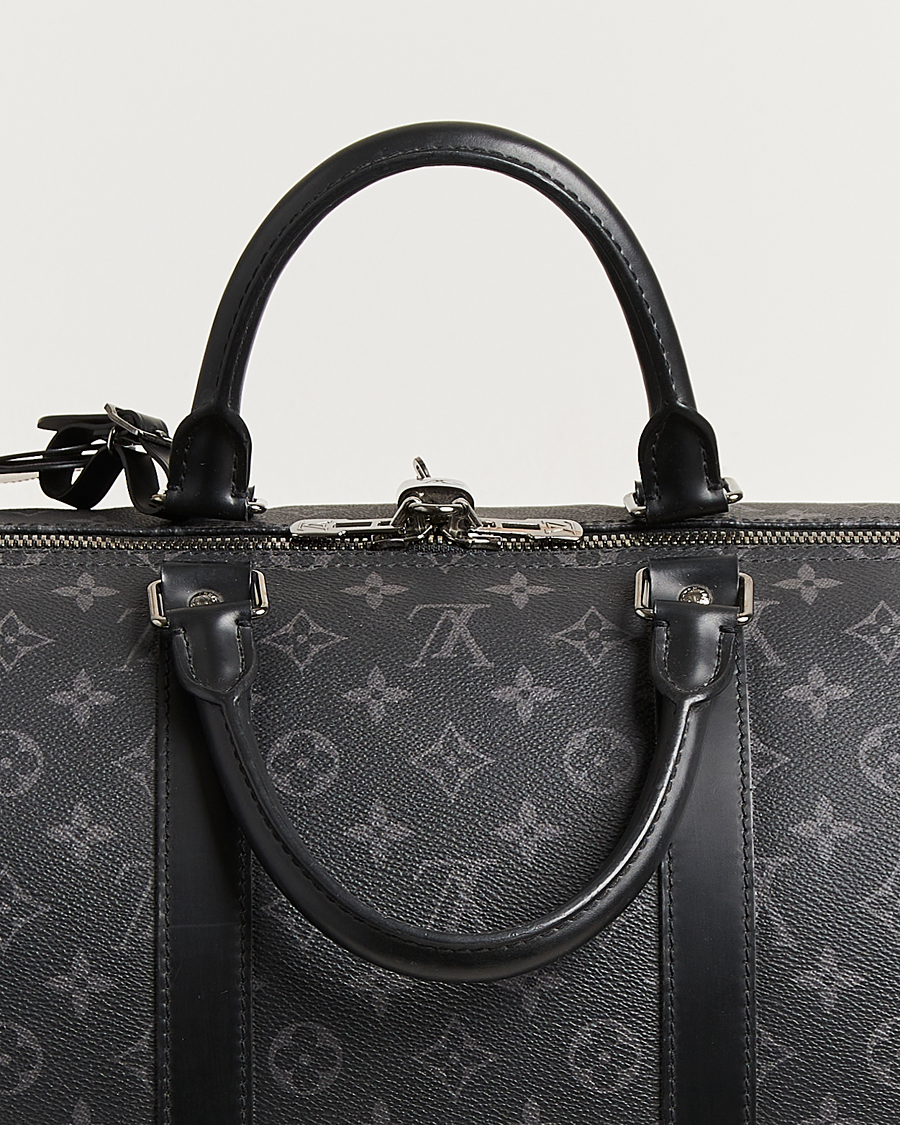 Heren | Pre-Owned & Vintage Bags | Louis Vuitton Pre-Owned | Keepall Bandouliére 55 Monogram Eclipse