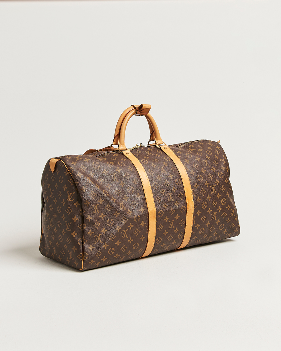 Heren | Pre-Owned & Vintage Bags | Louis Vuitton Pre-Owned | Keepall 55 Monogram