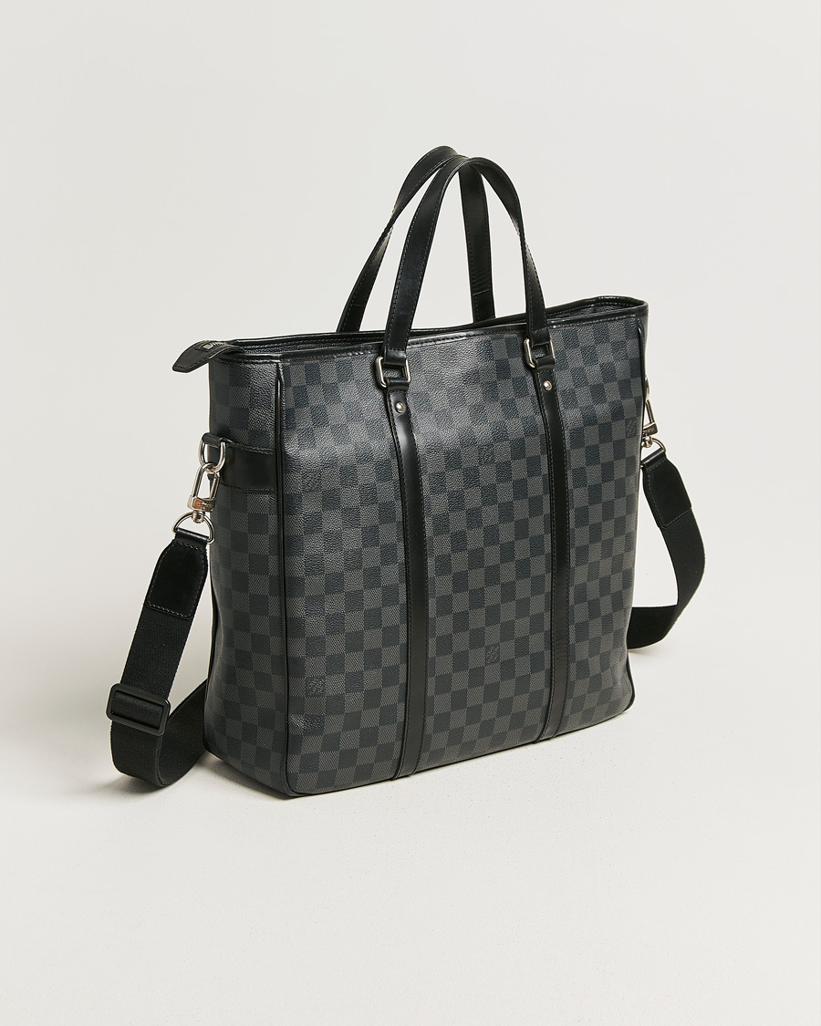 Heren | Pre-Owned & Vintage Bags | Louis Vuitton Pre-Owned | Tadao Tote Bag Damier Graphite