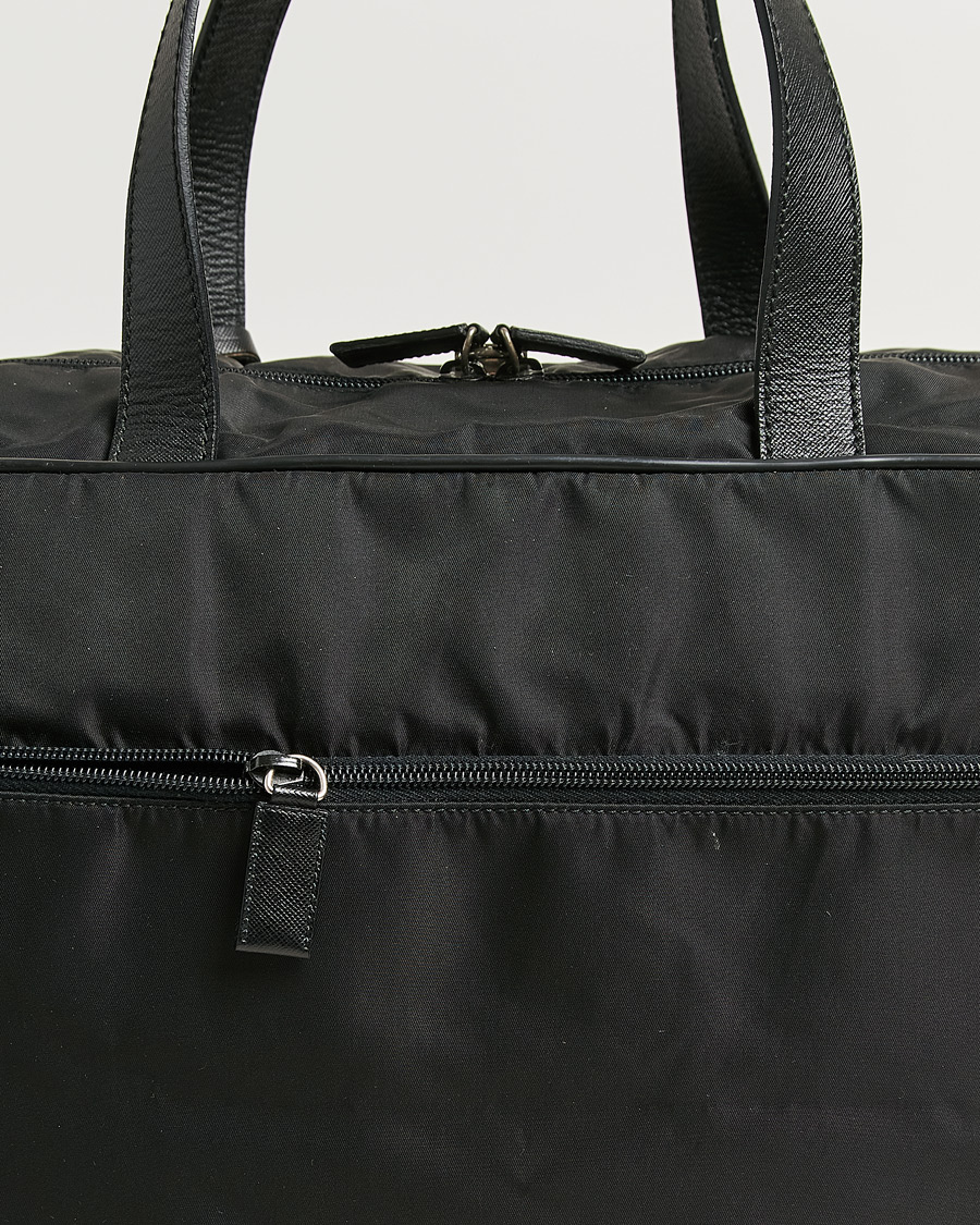 Heren | Pre-Owned & Vintage Bags | Prada Pre-Owned | Tessuto Nylon Document Bag Black
