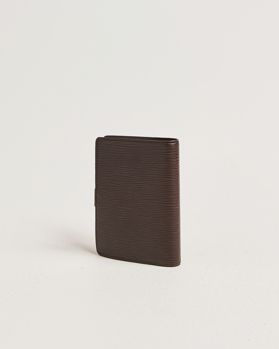 Heren | Pre-Owned & Vintage Bags | Louis Vuitton Pre-Owned | Small Ring Agenda Cover Epi Leather Brown