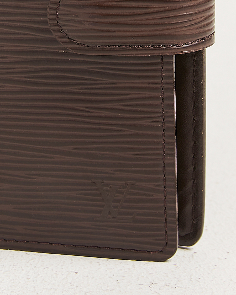 Heren | Pre-Owned & Vintage Bags | Louis Vuitton Pre-Owned | Small Ring Agenda Cover Epi Leather Brown