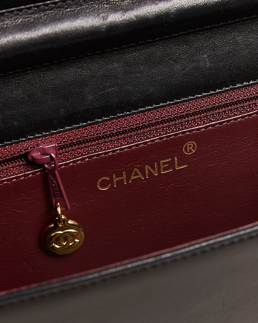 Heren | Pre-Owned & Vintage Bags | Chanel Pre-Owned | Classic Single Flap Bag Lambskin Small Black