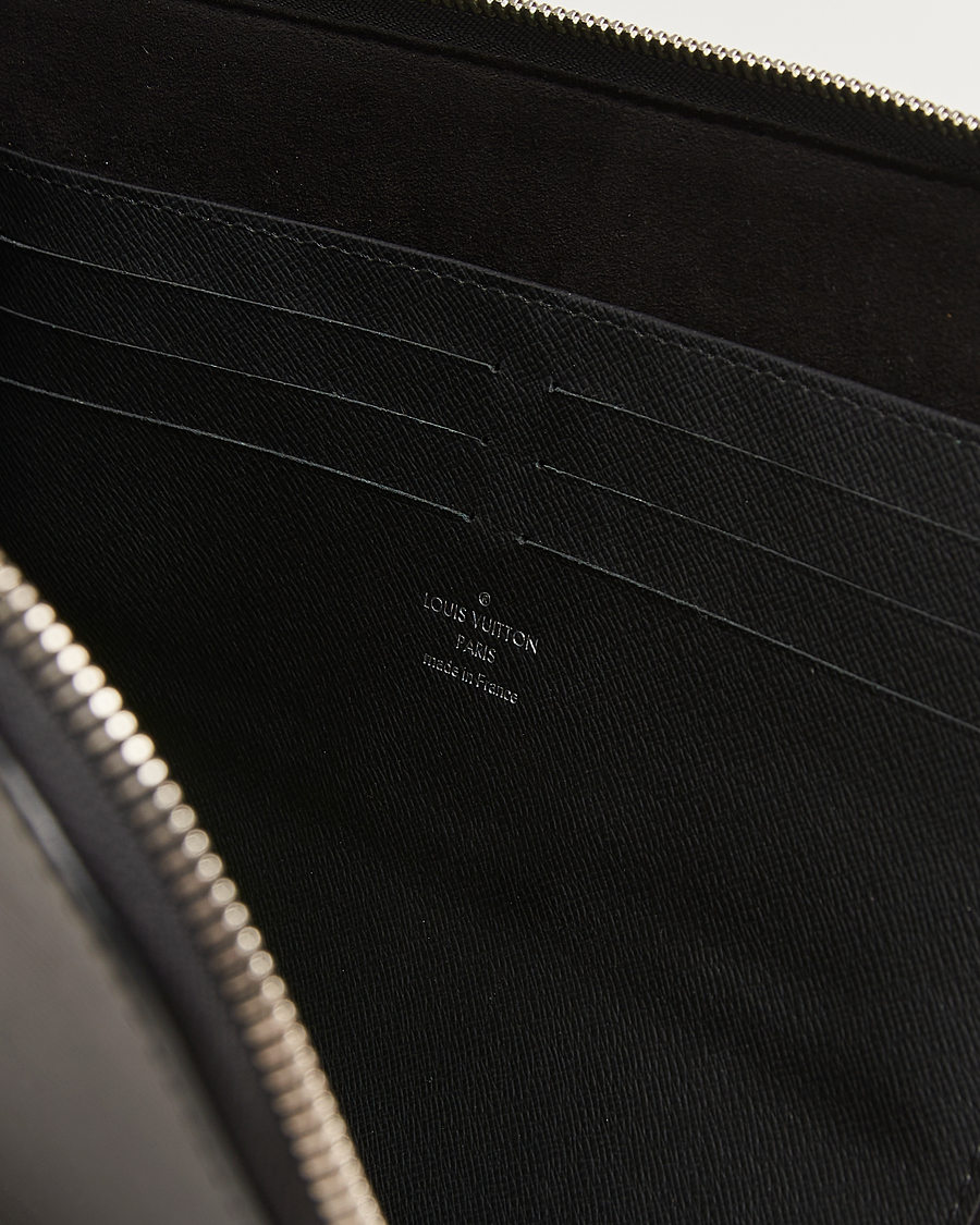 Heren | Pre-Owned & Vintage Bags | Louis Vuitton Pre-Owned | Porte Documents Epi Leather Black