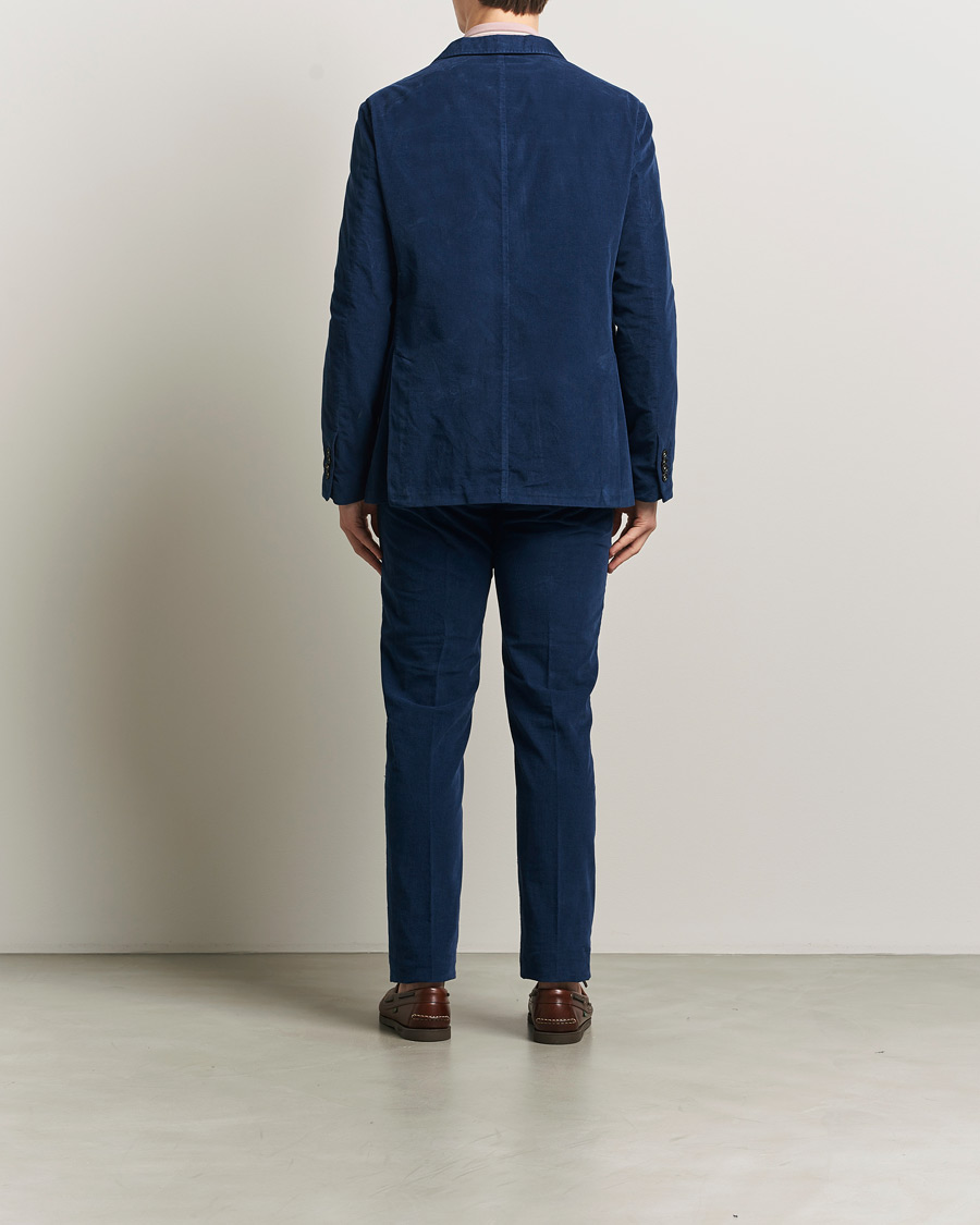 Heren | Pakken | Massimo Alba | Sloop Corduroy Suit Midnight Blue