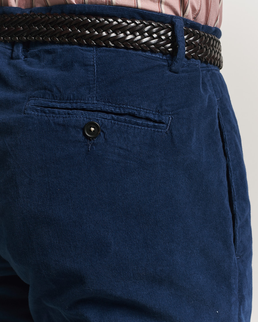 Heren | Pakken | Massimo Alba | Sloop Corduroy Suit Midnight Blue