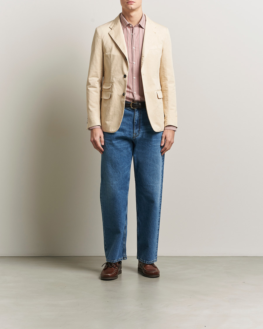 Heren | Blazers | Massimo Alba | Sloop Cotton Blazer Light Beige