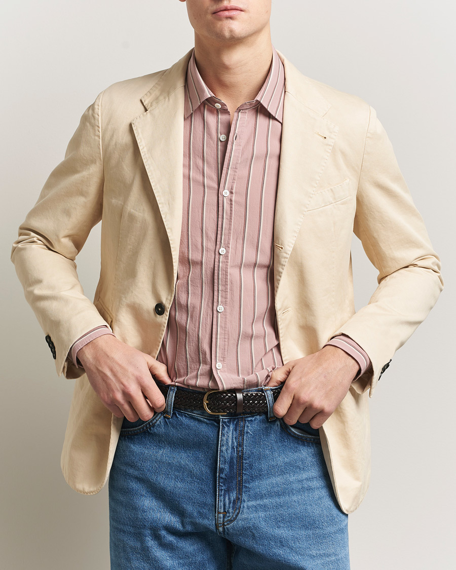 Heren | Blazers | Massimo Alba | Sloop Cotton Blazer Light Beige
