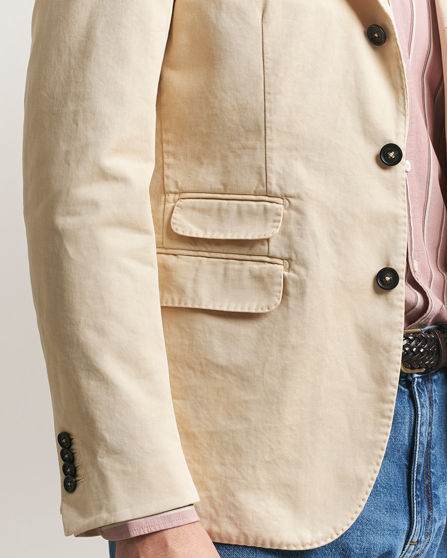 Heren | Blazers | Massimo Alba | Sloop Cotton Blazer Light Beige