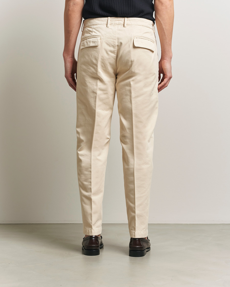 Heren | Broeken | Massimo Alba | Ionio Cotton Trousers Light Beige