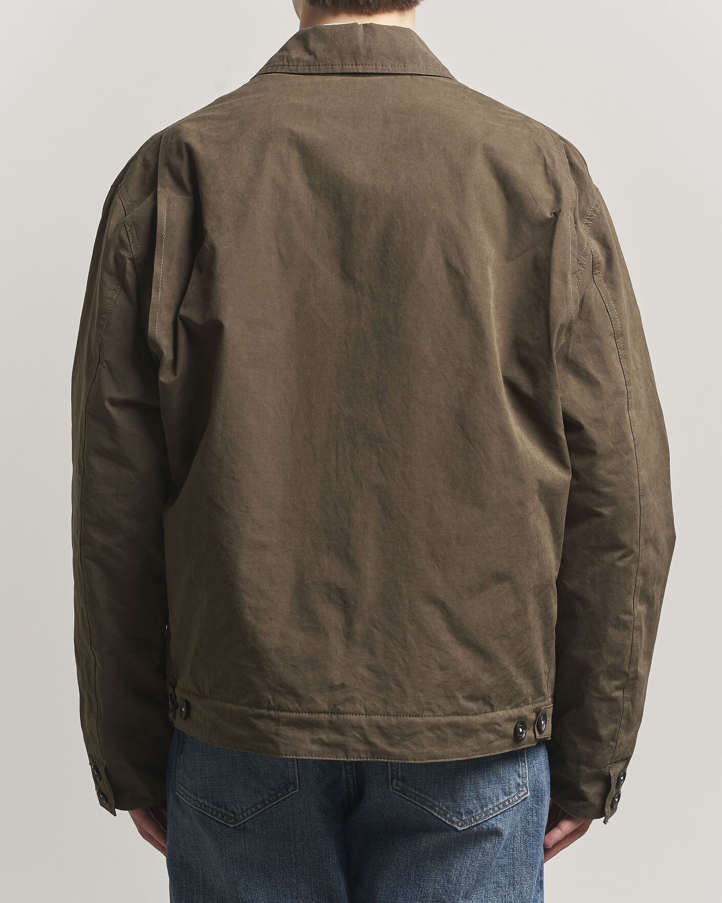 Heren | Jassen | Massimo Alba | Lined Cotton Bomber Jacket Hunter