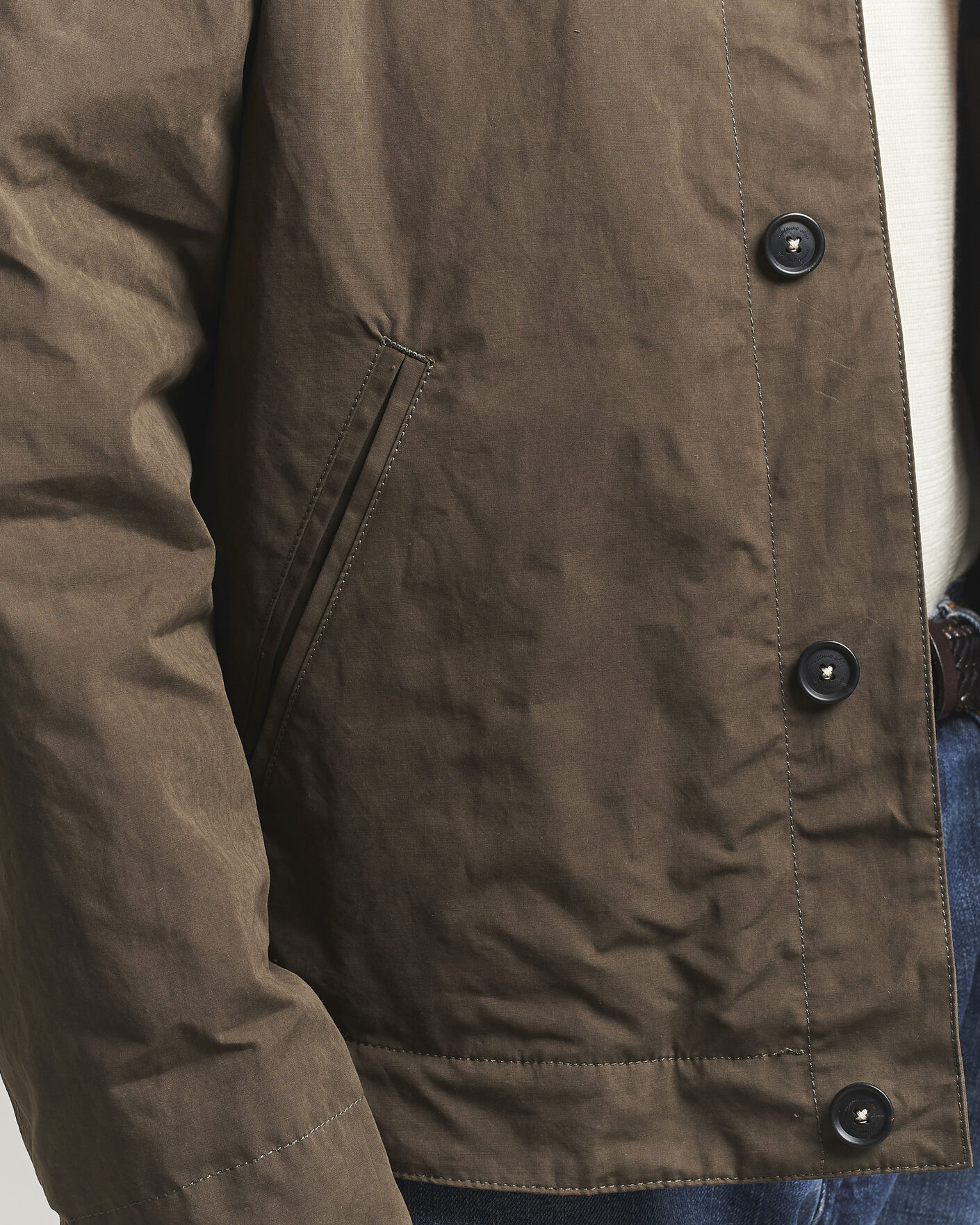 Heren | Jassen | Massimo Alba | Lined Cotton Bomber Jacket Hunter