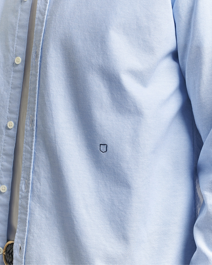 Heren | Overhemden | Massimo Alba | Genova Oxford Shirt Sky Blue