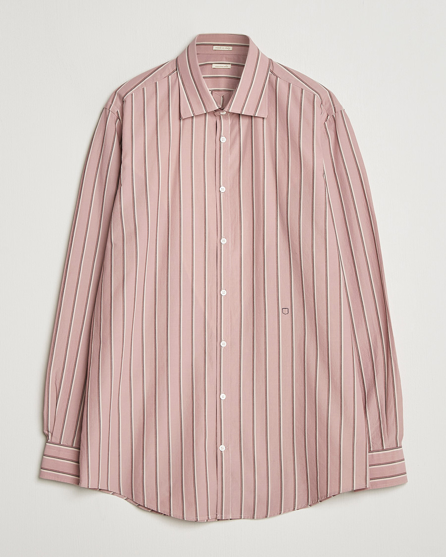 Heren | Overhemden | Massimo Alba | Genova Striped Shirt Old Rose