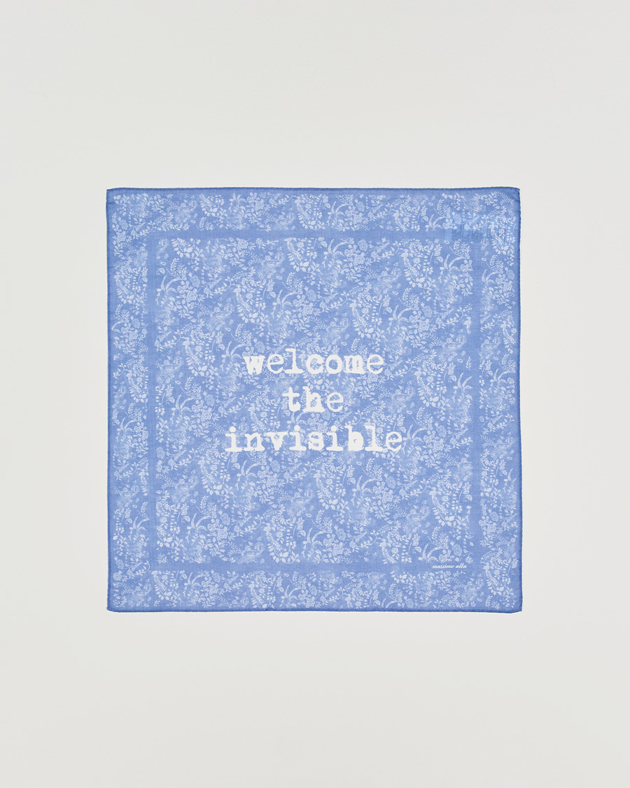 Heren | Pochets | Massimo Alba | Printed Cotton Voile Hankerchief Tulip