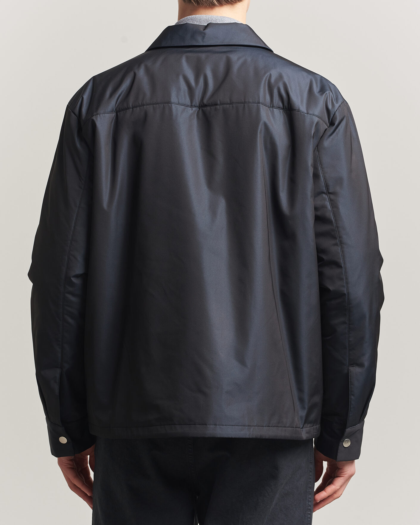 Heren | Jassen | Jil Sander | Nylon Zip Jacket Navy