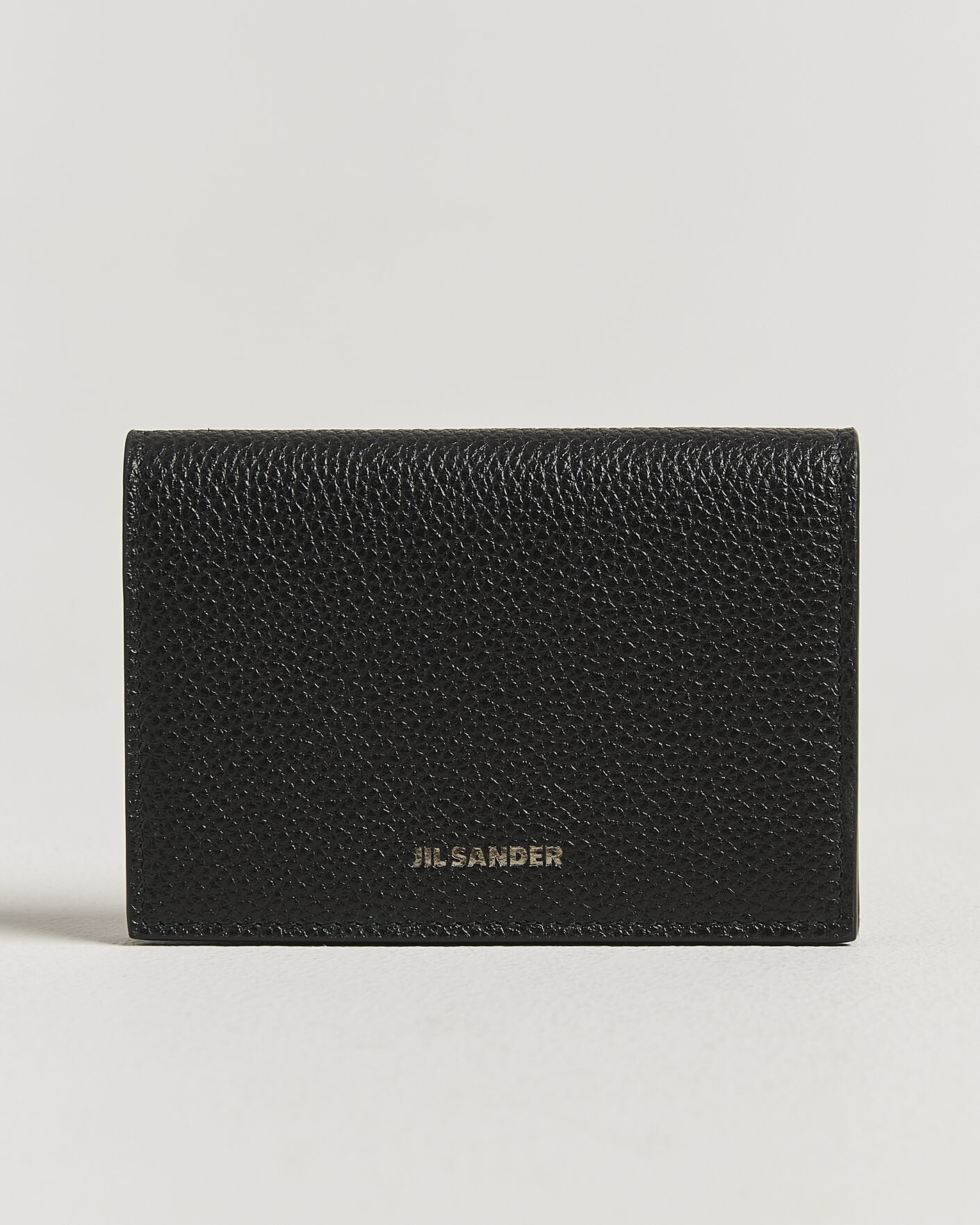 Heren | Portemonnees | Jil Sander | Grain Leather Card Holder Black