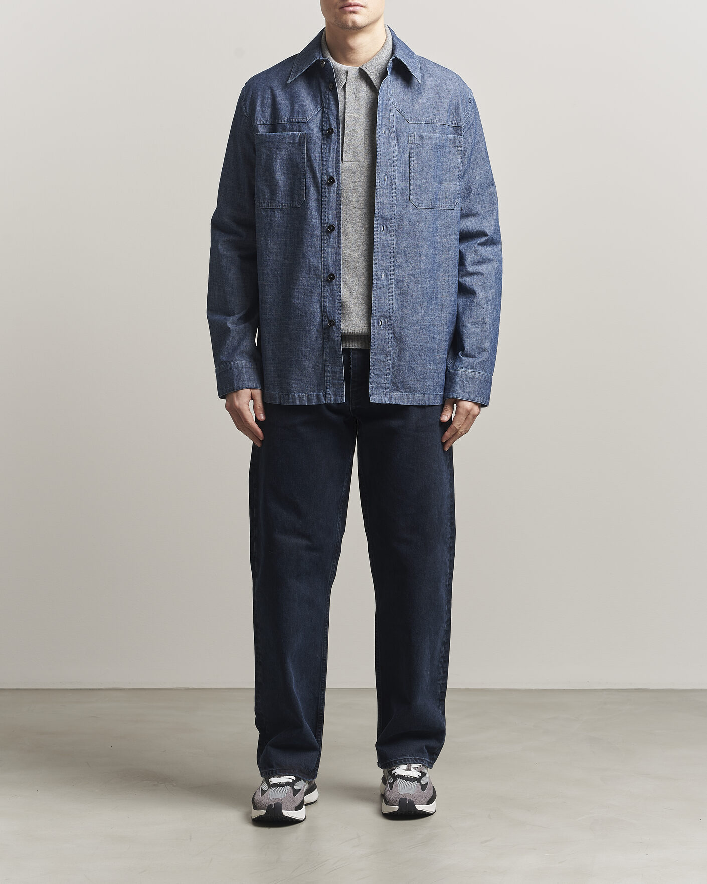 Heren | Overhemden | Jil Sander | Denim Overshirt Indigo Blue