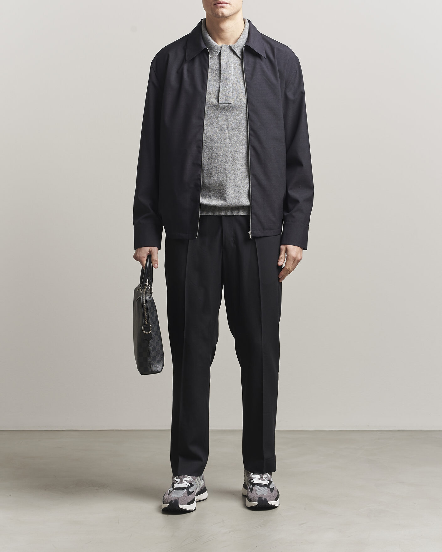 Heren | Overhemden | Jil Sander | Zip Shirt Blouson Navy