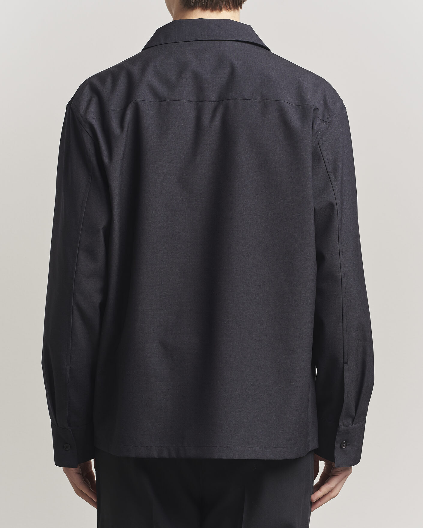 Heren | Overhemden | Jil Sander | Zip Shirt Blouson Navy