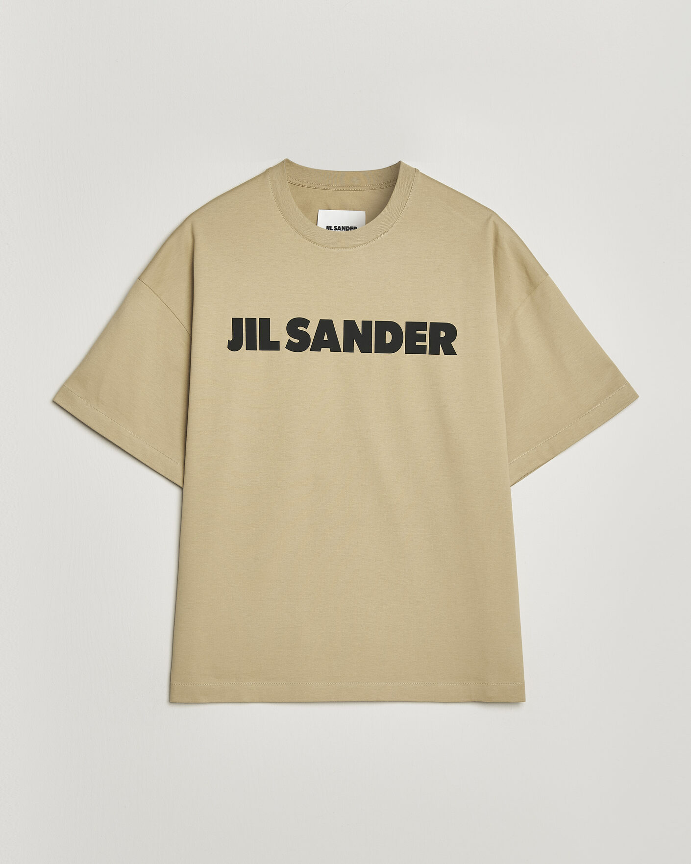 Heren | T-shirts | Jil Sander | Short Sleeve Logo T-Shirt Khaki
