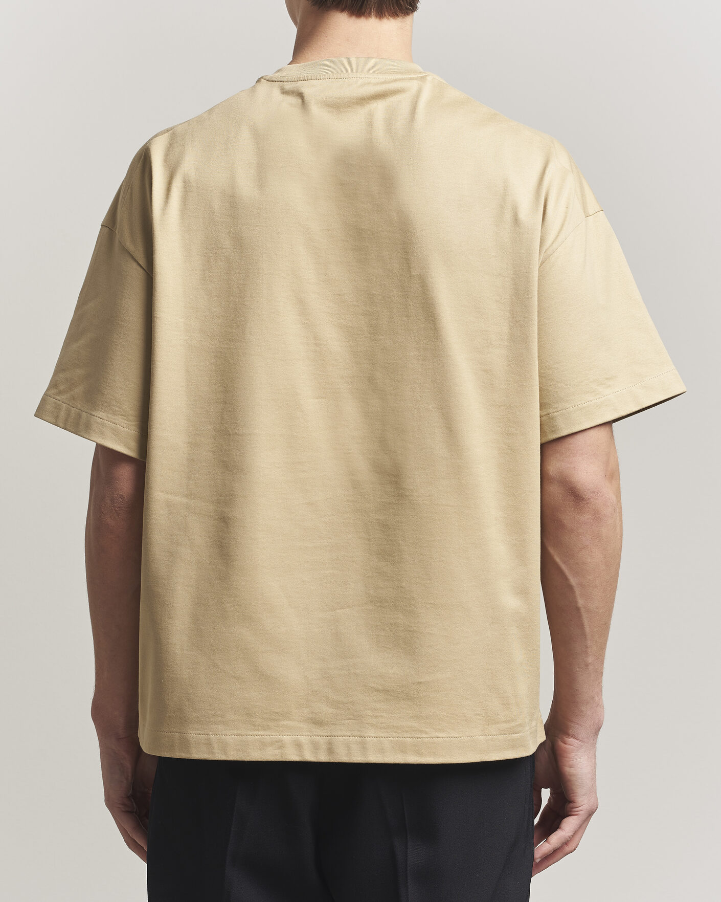 Heren | T-shirts | Jil Sander | Short Sleeve Logo T-Shirt  Khaki