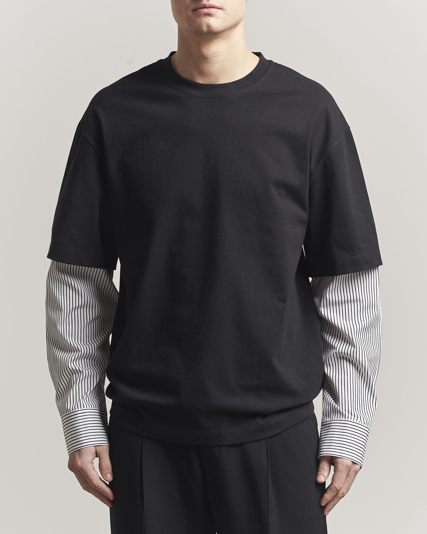 Heren | T-shirts | Jil Sander | Long Sleeve T-Shirt Black