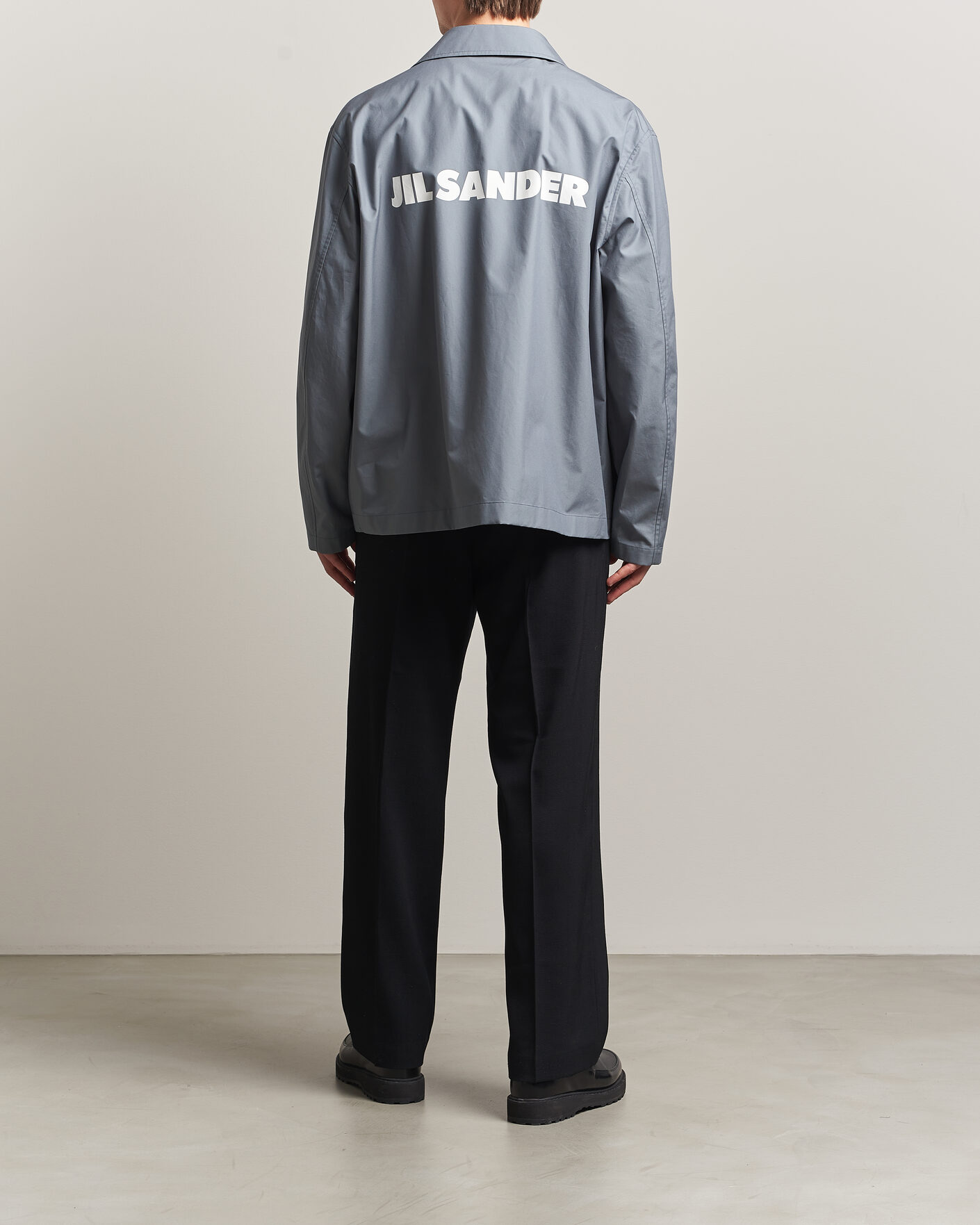 Heren | Jassen | Jil Sander | Back Logo Bomber Jacket Grey