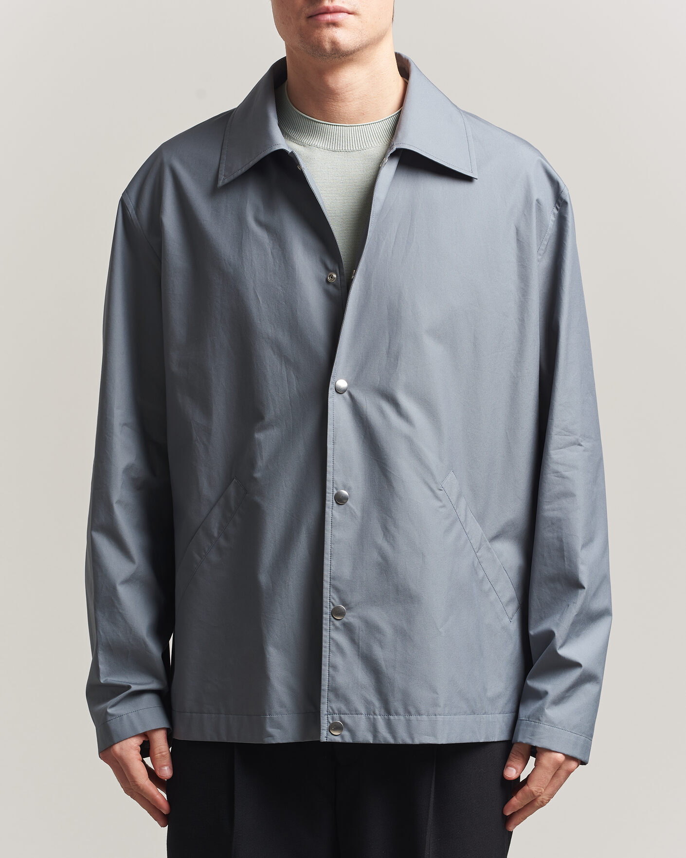 Heren | Jassen | Jil Sander | Back Logo Bomber Jacket Grey