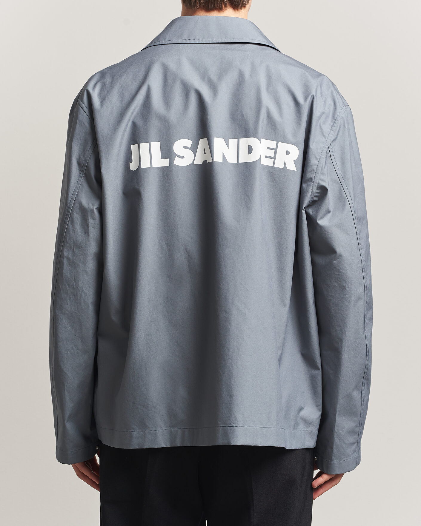 Heren | Jassen | Jil Sander | Back Logo Bomber Jacket Grey