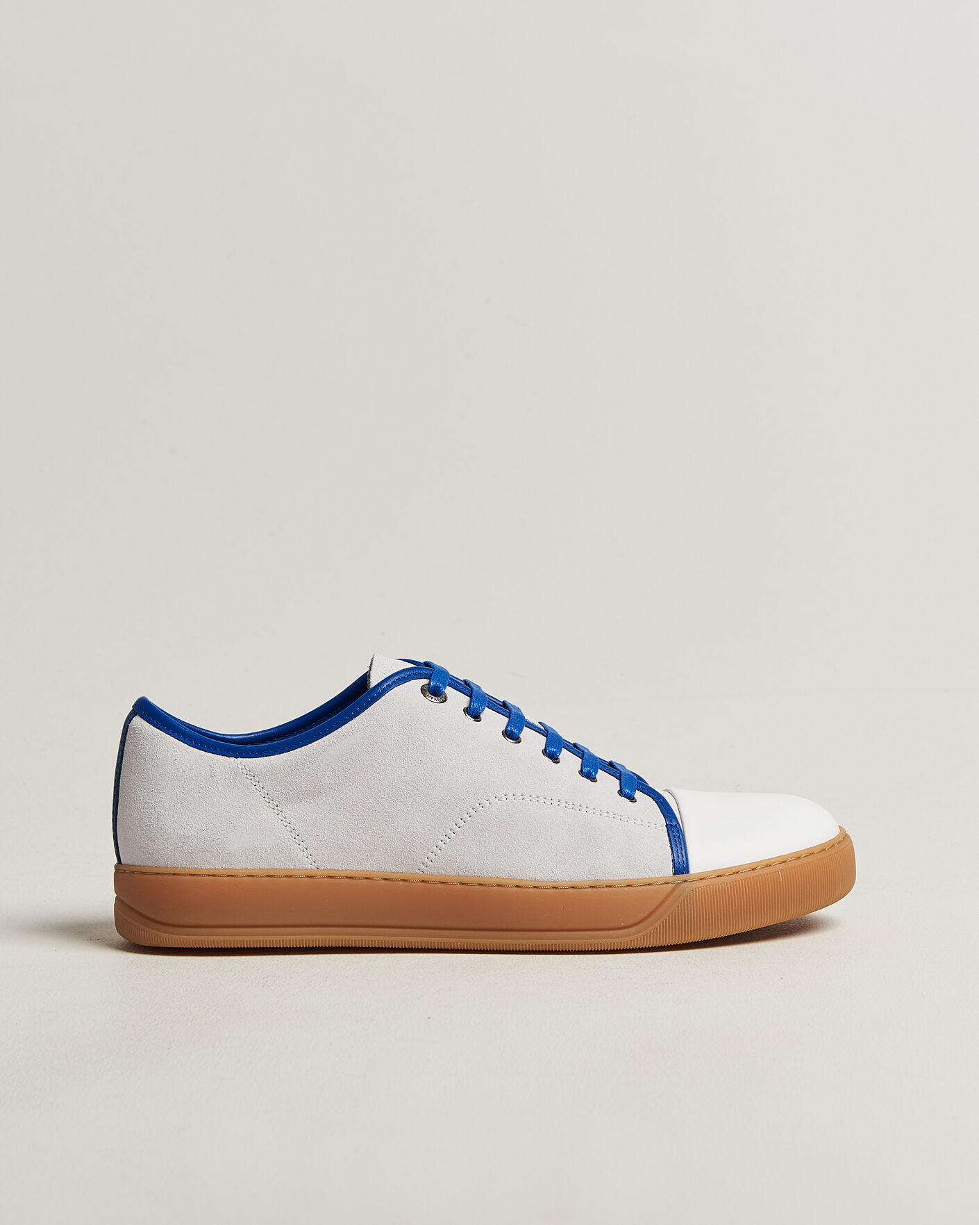 Heren | Sneakers | Lanvin | DBB1 Nappa Cap Toe Sneaker White/Blue