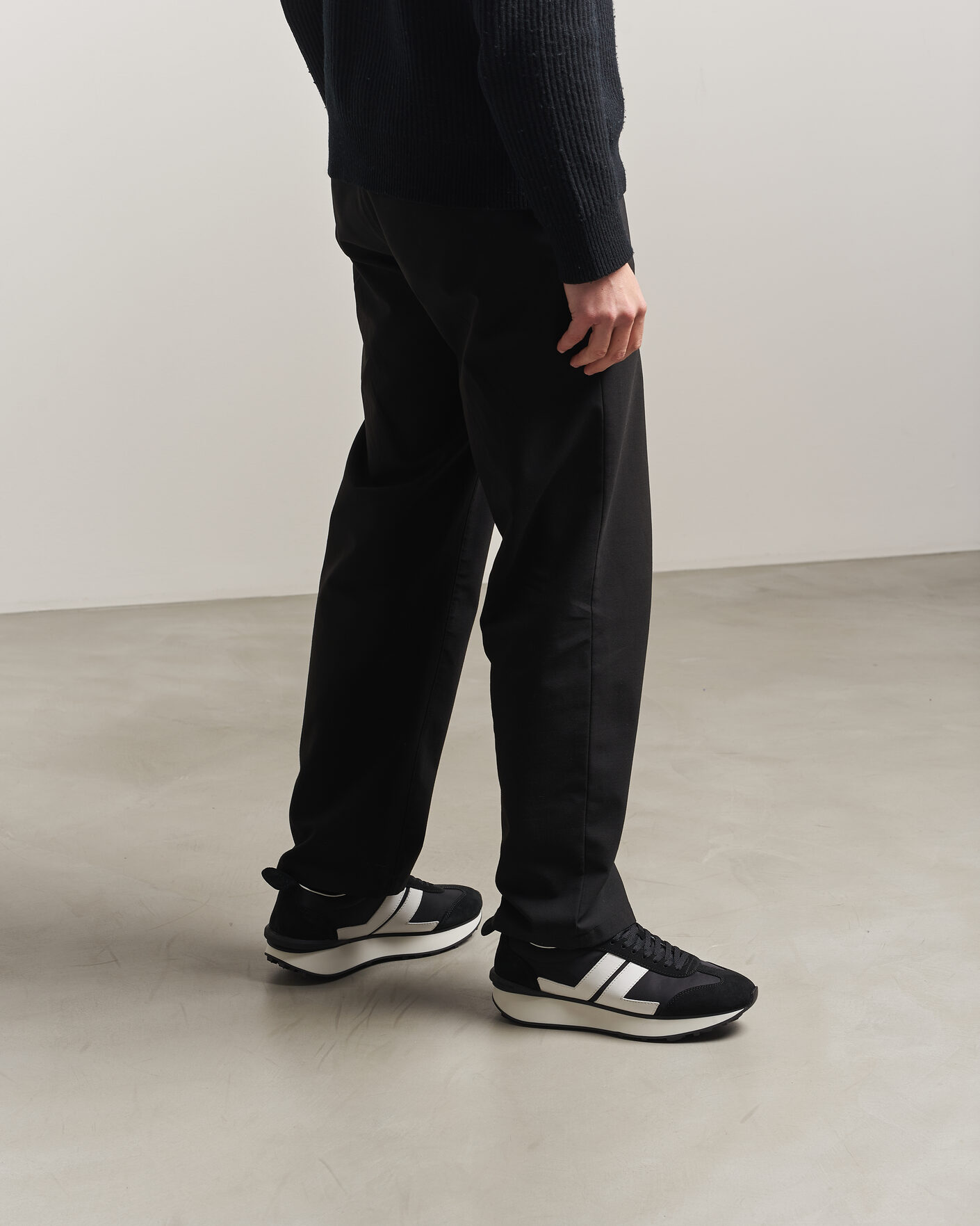 Heren | Sneakers | Lanvin | Bumpr Running Sneakers Black/White