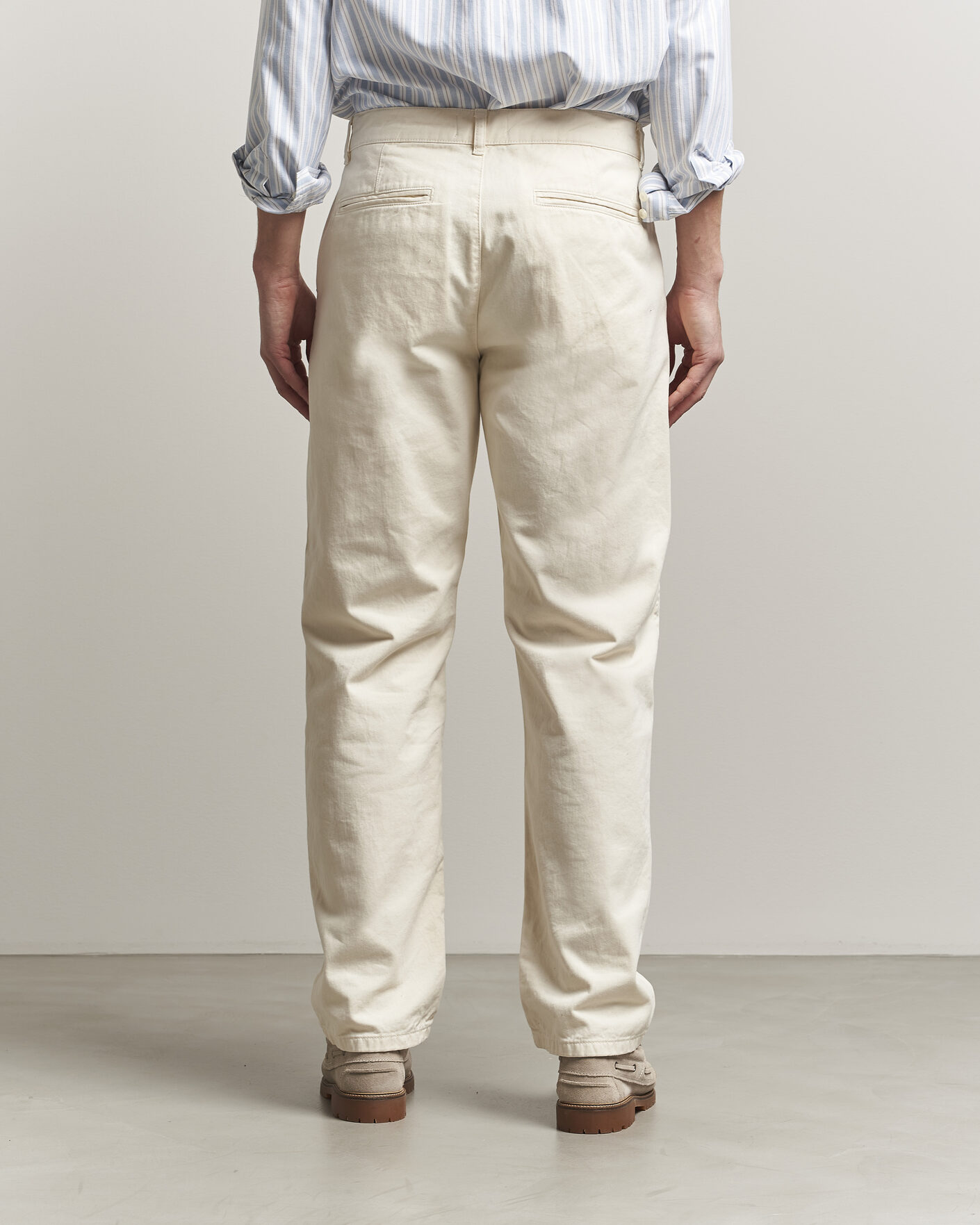 Heren | Broeken | LES DEUX | Oscar Chino Pants Eggnog White