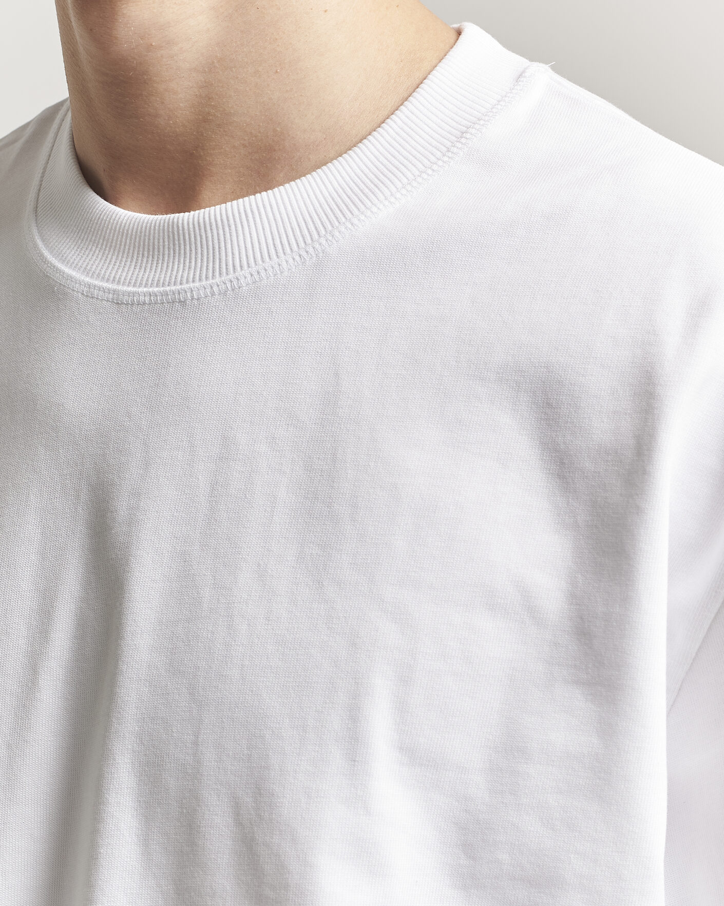 Heren | T-shirts | LES DEUX | Carl Heavyweight T-Shirt White