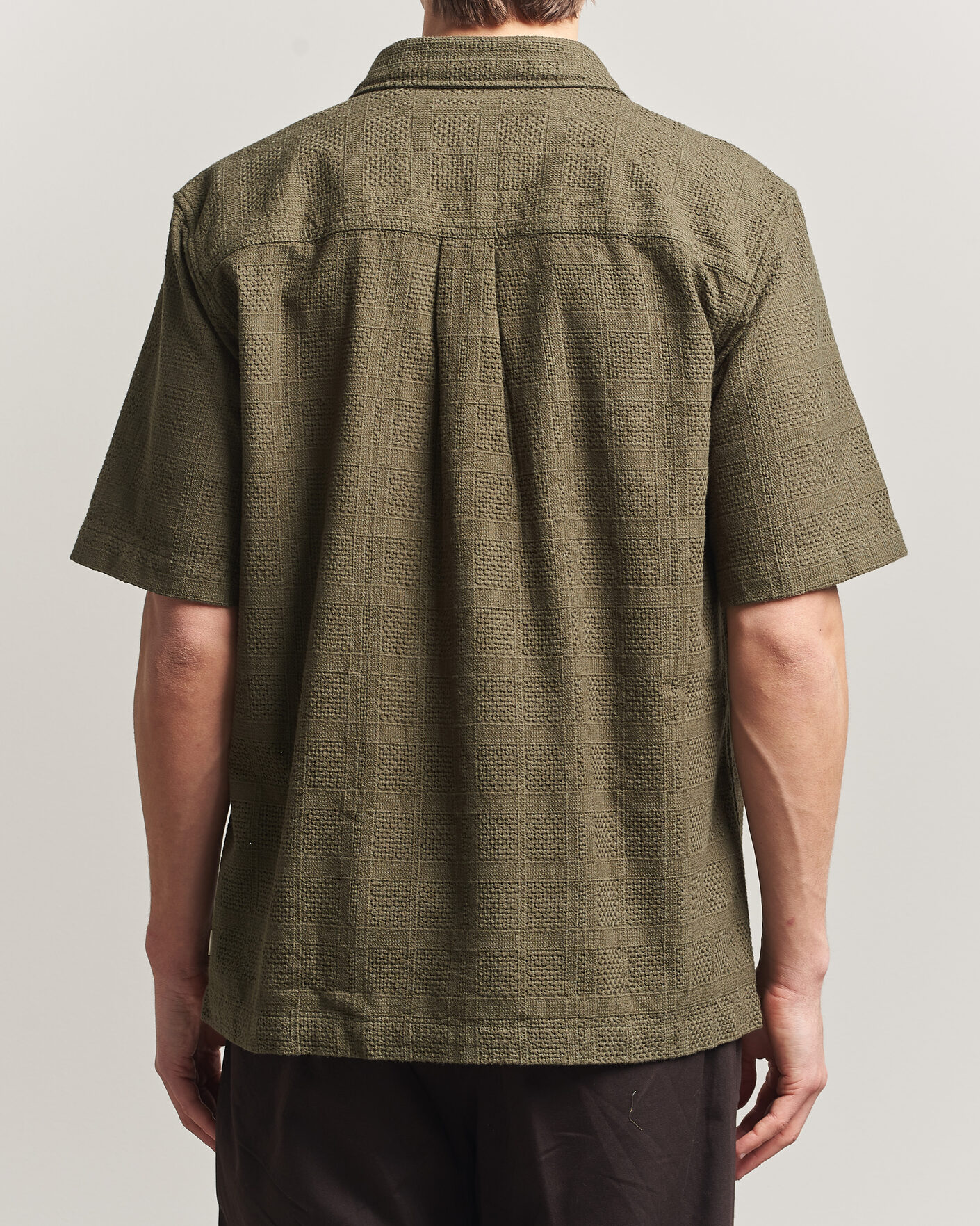 Heren | Overhemden | LES DEUX | Charlie Short Sleeve Shirt Olive Night
