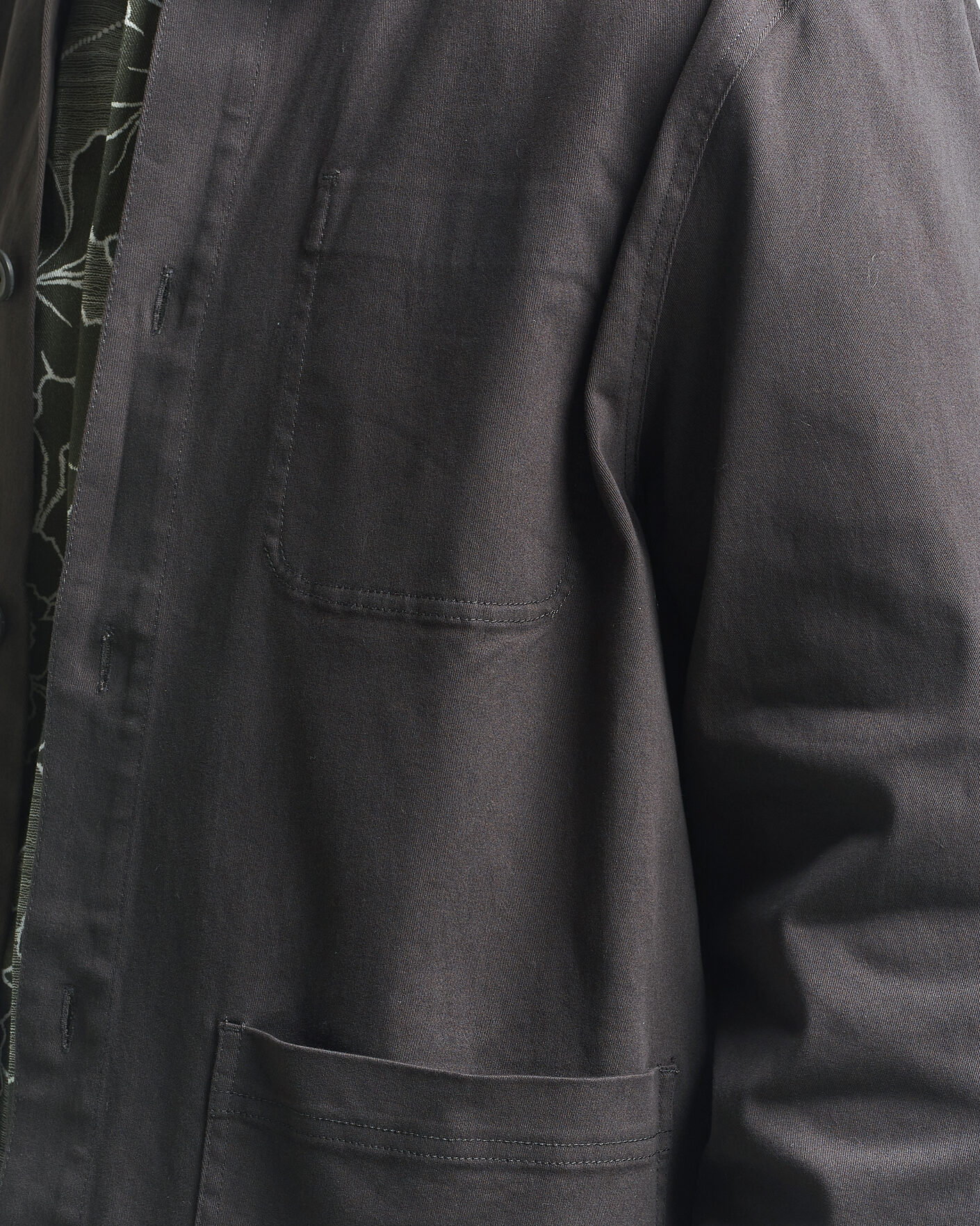 Heren | Overhemden | LES DEUX | Layton Cotton Overshirt Black