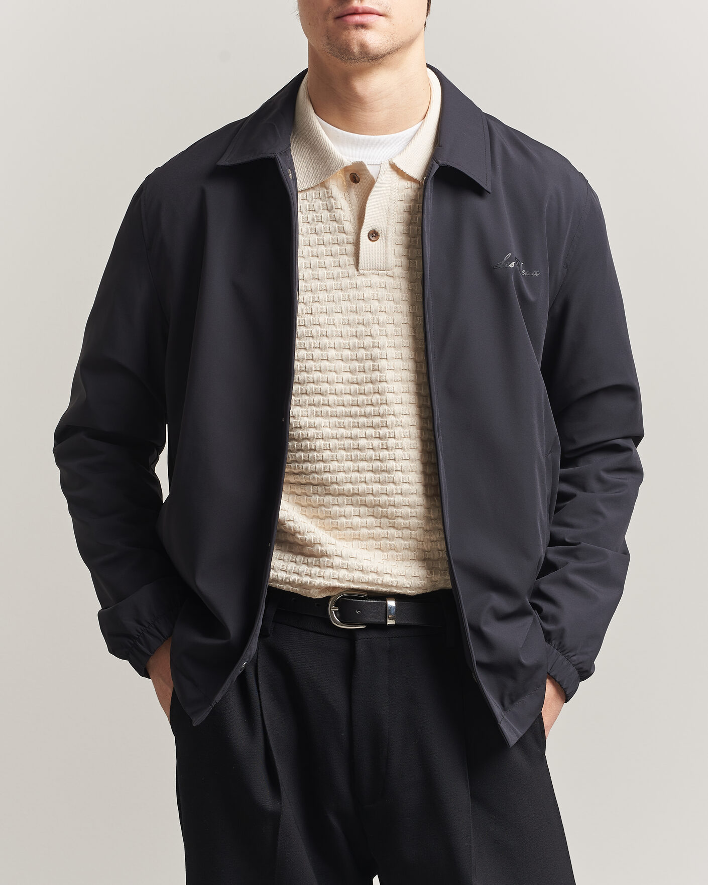 Heren | Jassen | LES DEUX | Idris Coach Jacket Black