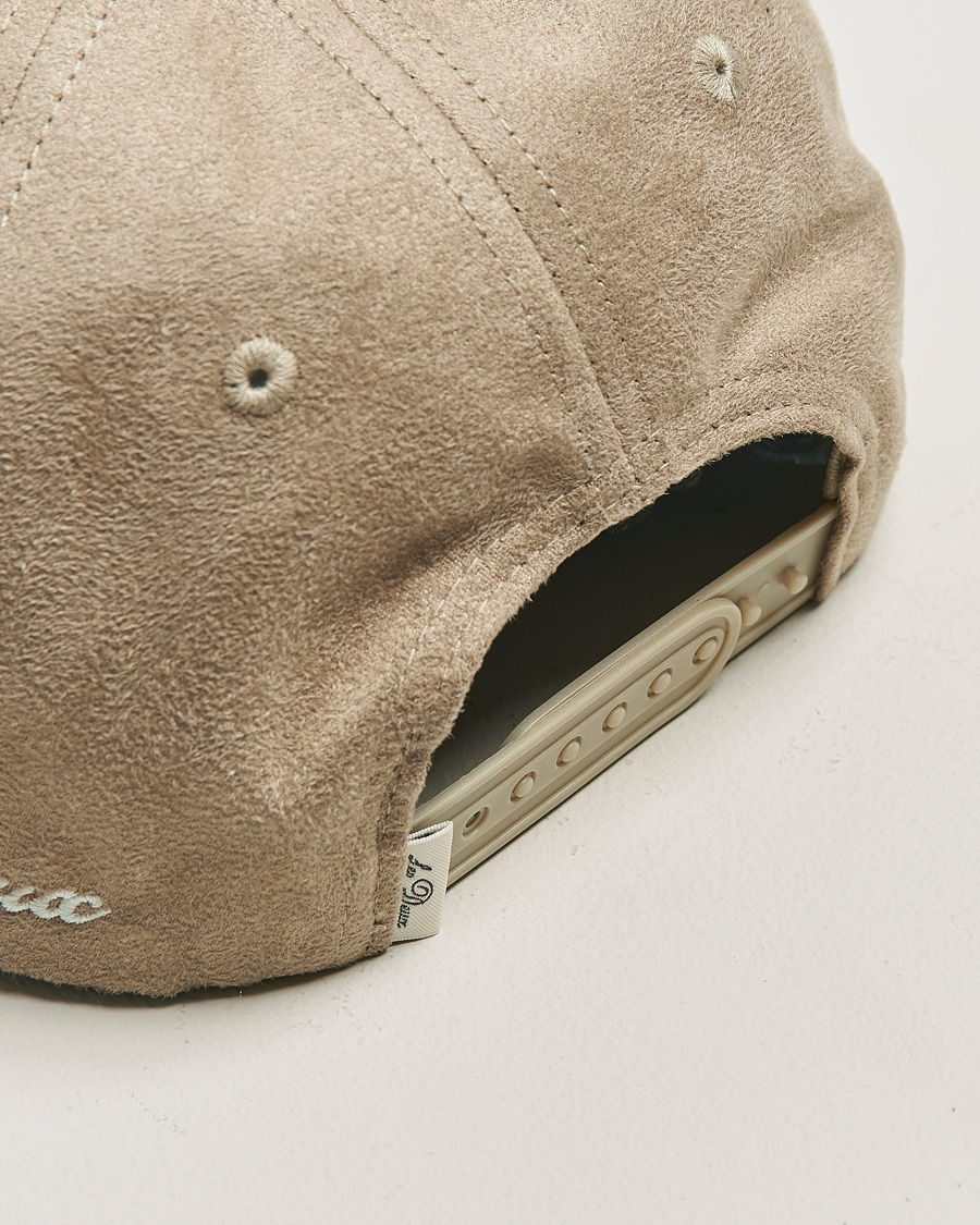 Heren | Hoeden en petten | LES DEUX | Encore Suede Baseball Cap Dark Sand