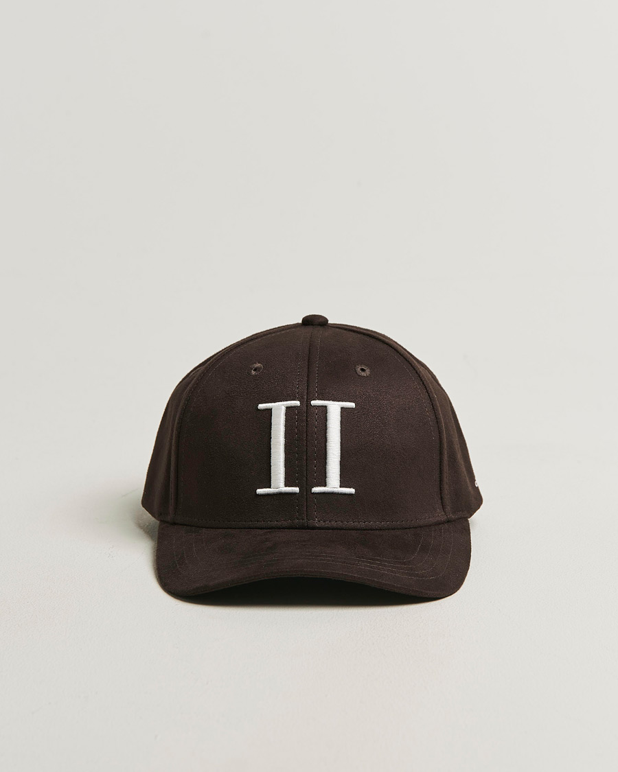 Heren | Hoeden en petten | LES DEUX | Encore Suede Baseball Cap Coffee Brown